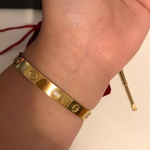 Cartier- Non authentic - screw bracelet